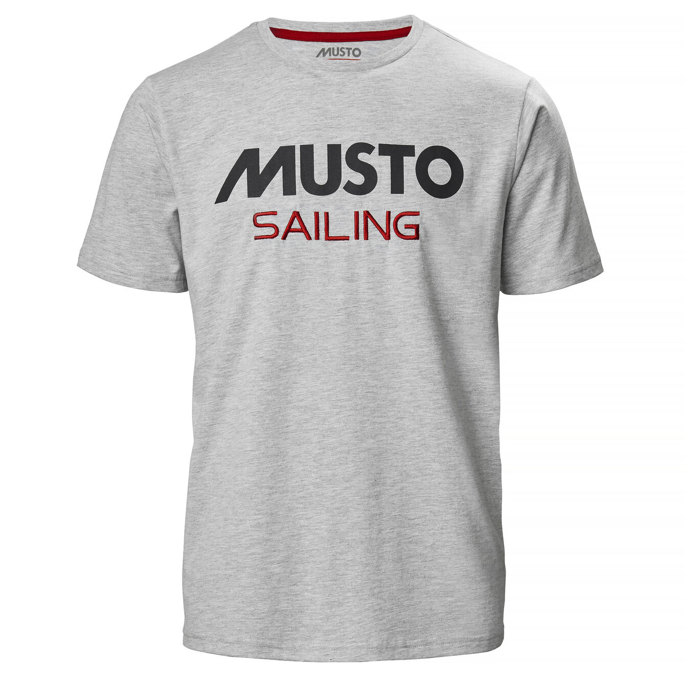 MUSTO T-SKJORTE GRÅ